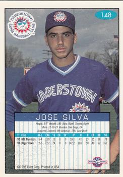 1993-94 Fleer Excel #148 Jose Silva Back