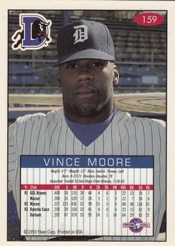 1993-94 Fleer Excel #159 Vince Moore Back