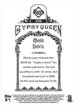 2011 Topps Gypsy Queen #256 Wade Davis Back