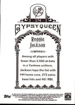 2011 Topps Gypsy Queen #174 Reggie Jackson Back