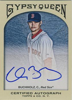 2011 Topps Gypsy Queen - Autographs #GQA-CB Clay Buchholz Front