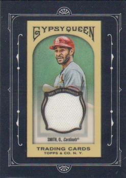 2011 Topps Gypsy Queen - Framed Mini Relics #FMRC-OS Ozzie Smith Front