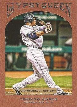 2011 Topps Gypsy Queen - Framed Paper #32 Carl Crawford Front