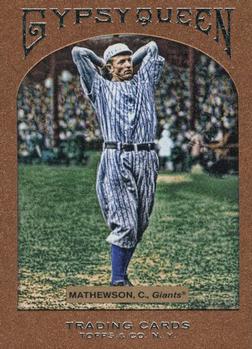 2011 Topps Gypsy Queen - Framed Paper #18 Christy Mathewson Front