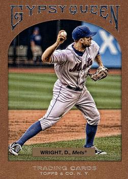 2011 Topps Gypsy Queen - Framed Paper #21 David Wright Front