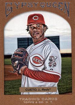 2011 Topps Gypsy Queen - Framed Paper #23 Johnny Cueto Front
