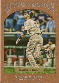 2011 Topps Gypsy Queen - Framed Paper #31 Joe Mauer Front