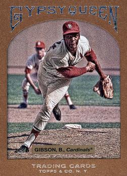 2011 Topps Gypsy Queen - Framed Paper #44 Bob Gibson Front