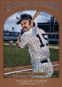 2011 Topps Gypsy Queen - Framed Paper #46 Thurman Munson Front