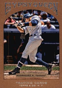 2011 Topps Gypsy Queen - Framed Paper #51 Alex Rodriguez Front