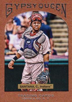 2011 Topps Gypsy Queen - Framed Paper #52 Carlos Santana Front
