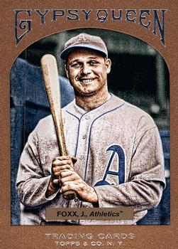 2011 Topps Gypsy Queen - Framed Paper #53 Jimmie Foxx Front
