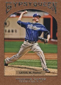 2011 Topps Gypsy Queen - Framed Paper #56 Mat Latos Front