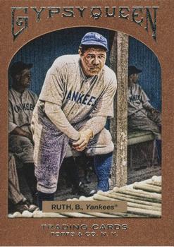 2011 Topps Gypsy Queen - Framed Paper #65 Babe Ruth Front