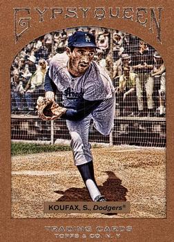 2011 Topps Gypsy Queen - Framed Paper #66 Sandy Koufax Front
