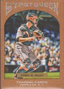 2011 Topps Gypsy Queen - Framed Paper #94 Buster Posey Front