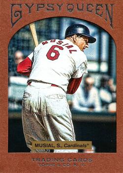 2011 Topps Gypsy Queen - Framed Paper #97 Stan Musial Front