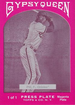 2011 Topps Gypsy Queen - Framed Printing Plate Magenta #272 Felix Pie Front