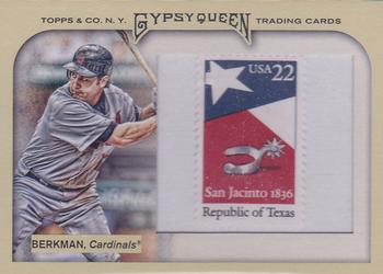 2011 Topps Gypsy Queen - Framed Stamp #187 Lance Berkman Front