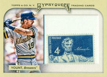 2011 Topps Gypsy Queen - Framed Stamp #61 Robin Yount Front