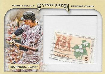 2011 Topps Gypsy Queen - Framed Stamp #72 Justin Morneau Front