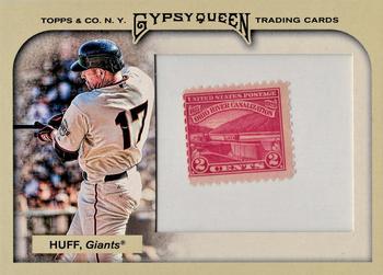 2011 Topps Gypsy Queen - Framed Stamp #259 Aubrey Huff Front