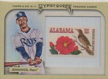 2011 Topps Gypsy Queen - Framed Stamp #191 Desmond Jennings Front