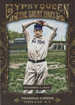 2011 Topps Gypsy Queen - Great Ones #GO5 Christy Mathewson Front