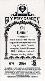 2011 Topps Gypsy Queen - Mini #27 Roy Oswalt Back