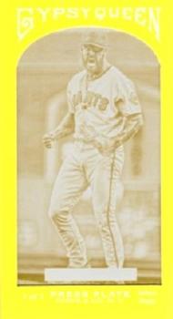 2011 Topps Gypsy Queen - Mini Framed Printing Plates Yellow #107 Brian Wilson Front
