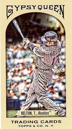 2011 Topps Gypsy Queen - Mini Red Gypsy Queen Back #110 Todd Helton Front