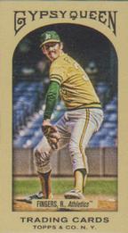2011 Topps Gypsy Queen - Mini Red Gypsy Queen Back #211 Rollie Fingers Front