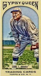 2011 Topps Gypsy Queen - Mini Red Gypsy Queen Back #296 Ty Cobb Front
