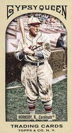 2011 Topps Gypsy Queen - Mini Red Gypsy Queen Back #70 Rogers Hornsby Front