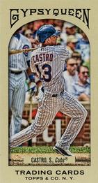 2011 Topps Gypsy Queen - Mini Red Gypsy Queen Back #82 Starlin Castro Front