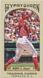 2011 Topps Gypsy Queen - Mini Red Gypsy Queen Back #132 David Murphy Front