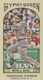 2011 Topps Gypsy Queen - Mini Red Gypsy Queen Back #266 Daric Barton Front