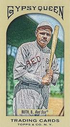 2011 Topps Gypsy Queen - Mini Red Gypsy Queen Back #338 Babe Ruth Front