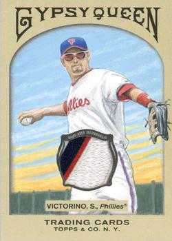 2011 Topps Gypsy Queen - Original Art Patches #OAP-SV Shane Victorino Front