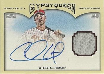 2011 Topps Gypsy Queen - Relic Autographs #GQAR-CU Chase Utley Front