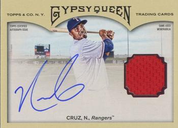 2011 Topps Gypsy Queen - Relic Autographs #GQAR-NC Nelson Cruz Front