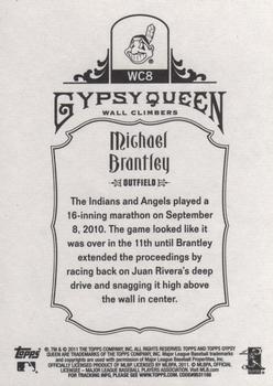 2011 Topps Gypsy Queen - Wall Climbers #WC8 Michael Brantley Back