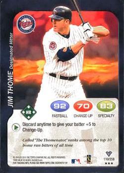 2011 Topps Attax #110 Jim Thome Front