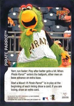 2011 Topps Attax #222 Pirate Parrot Front