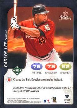 2011 Topps Attax #39 Carlos Lee Front