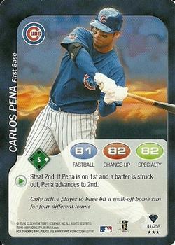 2011 Topps Attax #41 Carlos Pena Front