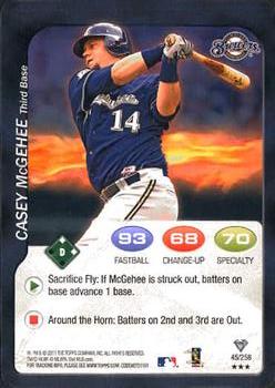 2011 Topps Attax #45 Casey McGehee Front