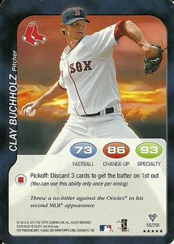 2011 Topps Attax #55 Clay Buchholz Front