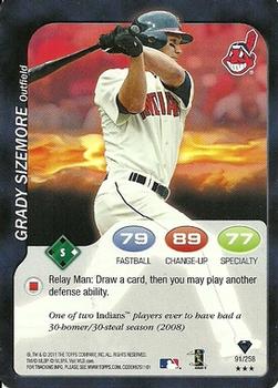 2011 Topps Attax #91 Grady Sizemore Front