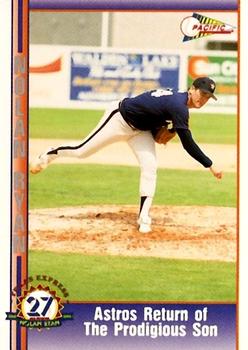 1993 Pacific Texas Express #163 Astros Return of the Prodigious Son Front